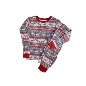 Place Holiday Reindeer Fair Isle PJ Set Unisex 10